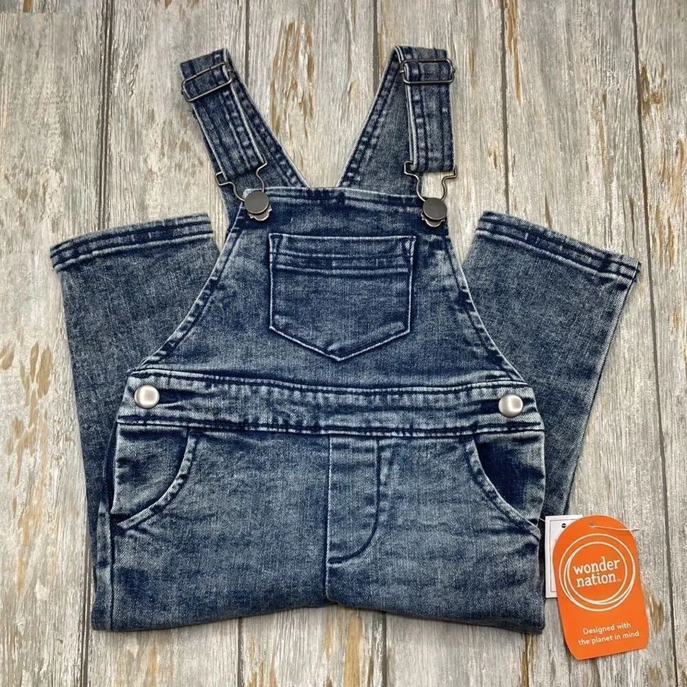 Toddler Boys Denim Overalls, Size